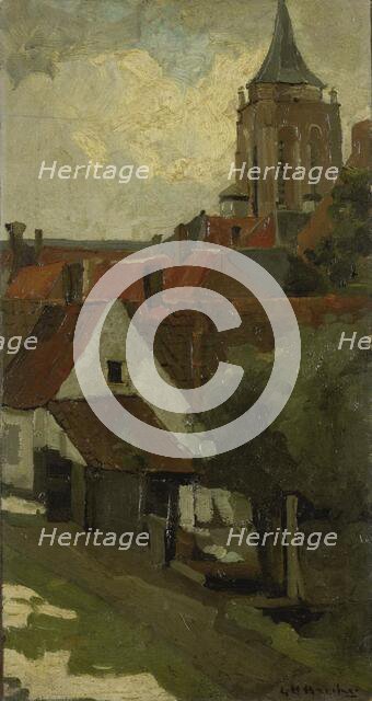 The Tower of Gorkum, c.1880-c.1908. Creator: George Hendrik Breitner.