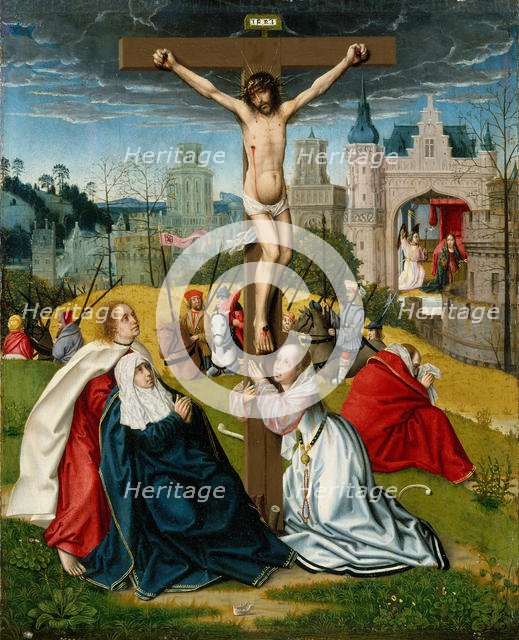 The Crucifixion, ca. 1495. Creator: Jan Provoost.