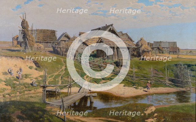 Russian Country Village.