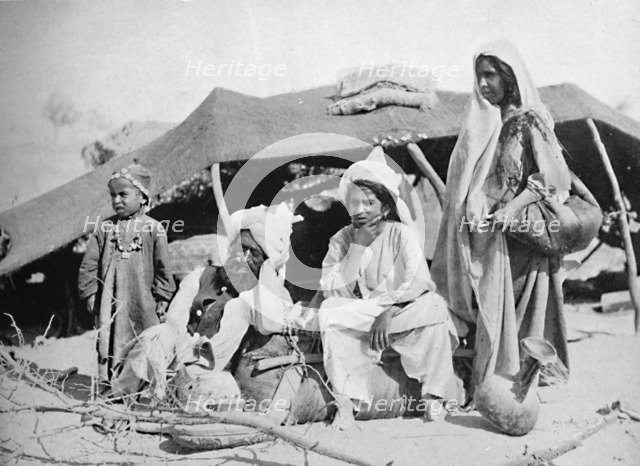 Three generations of Brahui nomads, East Balochistan, 1902. Artist: F Bremner.