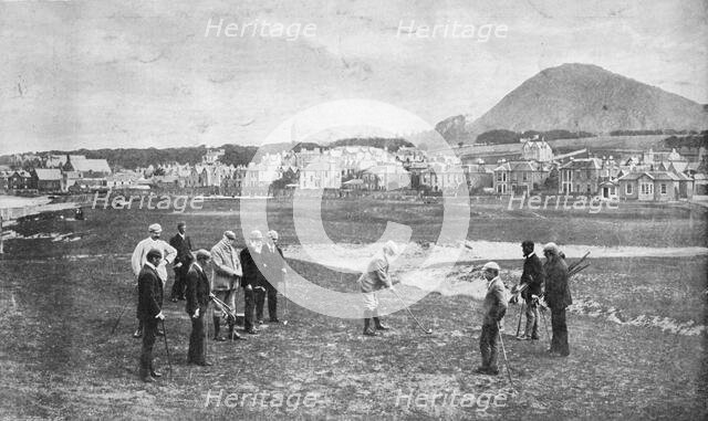 The North Berwick Links, 1896.  Creator: Valentine & Sons.