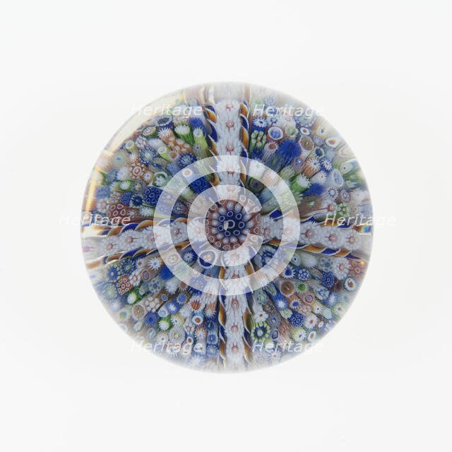 Paperweight, Saint-Louis, 19th century. Creator: Saint-Louis Glassworks.