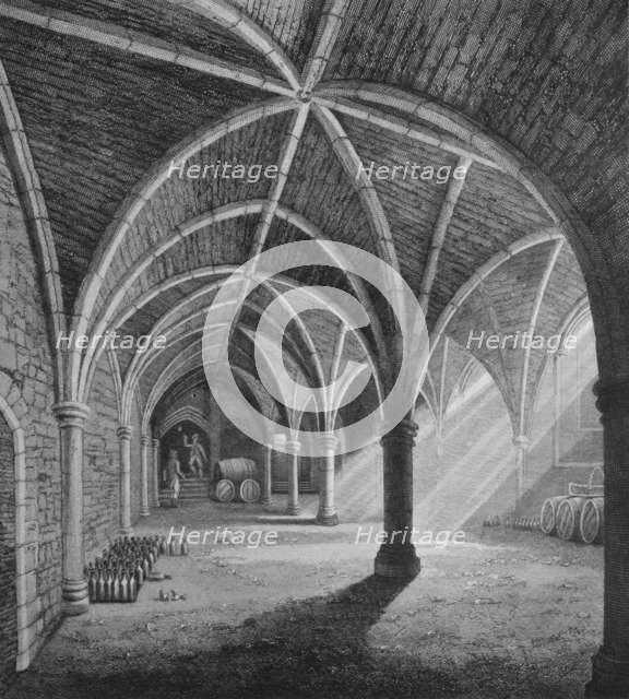 South-west view of Gerrard's Hall, London, c1834 (1906). Artist: Unknown.