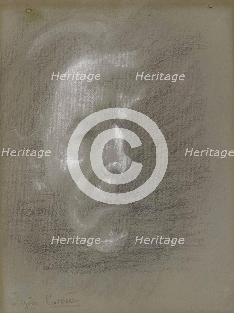 Self-Portrait. Creator: Carrière, Eugène (1849-1906).