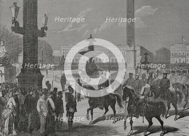 Franco-Prussian War (1870-1871): Siege of Paris (19 September 1870 to 28 January 1871), 1871.   Creator: Fernando Miranda.