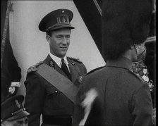 Leopold, His Royal Highness the Duke of Brabant, Prince of Belgium, 1930s. Creator: British Pathe Ltd.