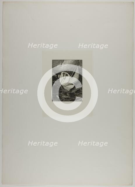 Rescue, plate four from A Glove, 1881. Creator: Max Klinger.