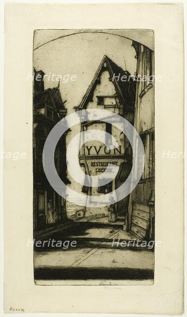 Yvon, 1911. Creator: David Young Cameron.