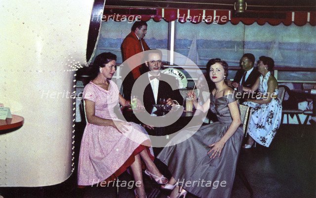 Marine Bar, Whitcomb Sulphur Springs Hotel, St Joseph, Michigan, USA, 1955. Artist: Unknown