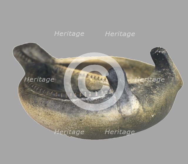 Zoomorphic Bowl, 3800-3600 BC. Artist: Prehistoric Russian Culture  