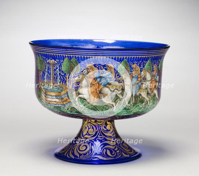 Footed Bowl, 1850-1899. Creator: Unknown.