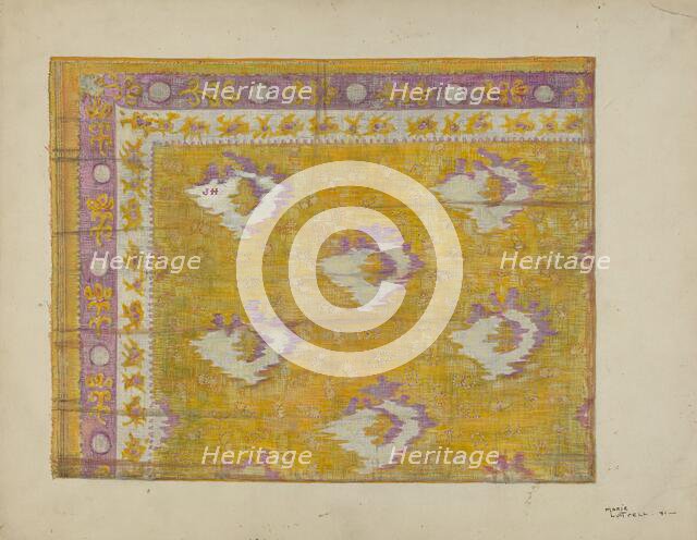 Silk Scarf, 1941. Creator: Marie Lutrell.