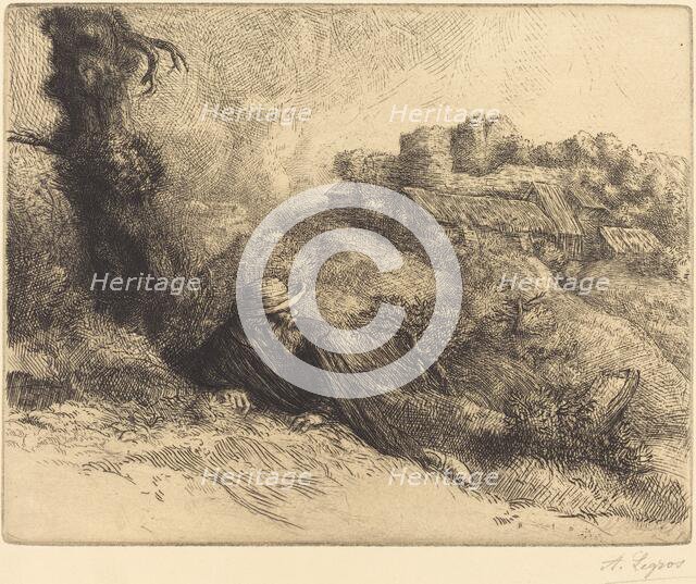 View of a Chateau (Chateau des Revenants). Creator: Alphonse Legros.