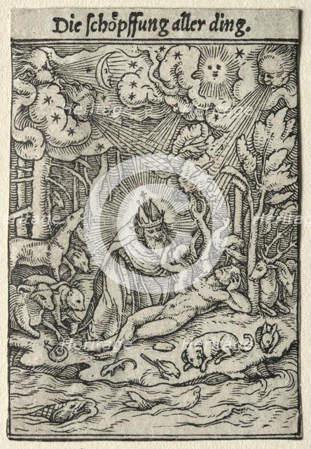 Dance of Death: The Creation. Creator: Hans Holbein (German, 1497/98-1543).