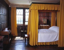 Bedroom, Boscobel House, Shropshire, 1989. Artist: Unknown