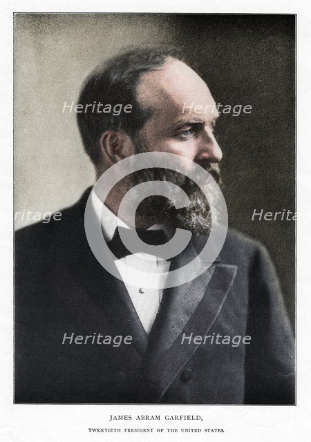 James Abram Garfield, 20th President of the United States, c1881. Artist: Unknown.
