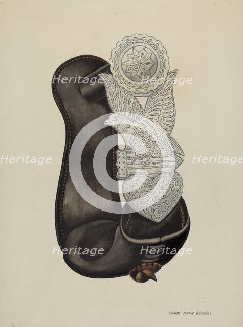 Stirrup, c. 1940. Creator: Harry Mann Waddell.