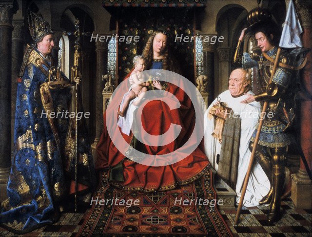 'The Madonna of Canon van der Paele', 1436.  Artist: Jan van Eyck