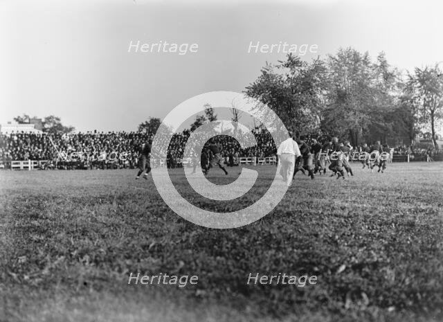 Football - Georgetown-Carlisle Game; Glenn Warner, 1912. Creator: Harris & Ewing.