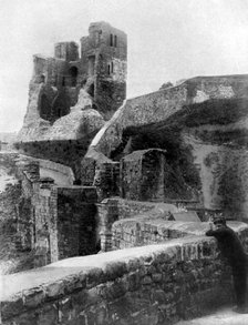Scarborough Castle, North Yorkshire, England, 1924-1926. Artist: Unknown