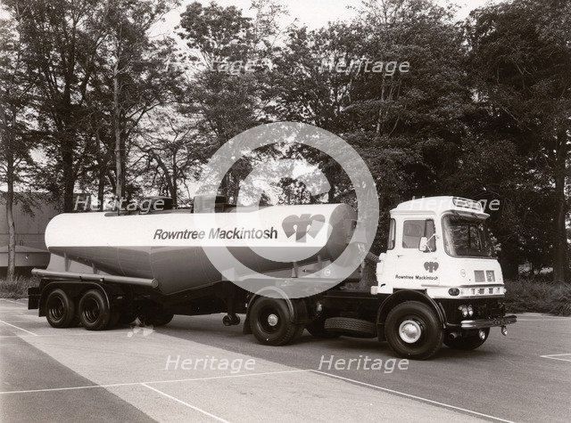 Rowntree Mackintosh liquid chocolate tanker, 1970. Artist: Unknown