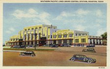 Southern Pacific Grand Central Station, Houston, Texas, USA, 1934. Artist: Unknown