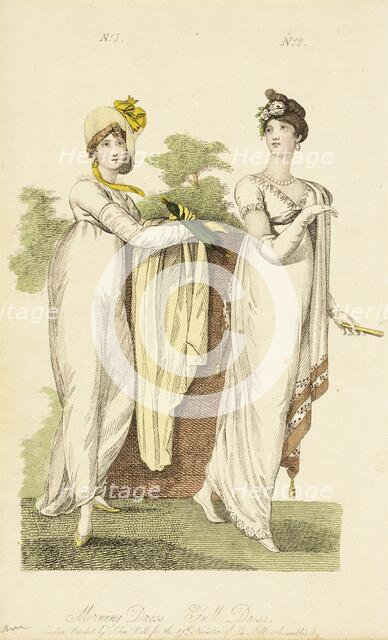 Fashion Plate (Morning Dress - Full Dress), 1807. Creator: John Bell.