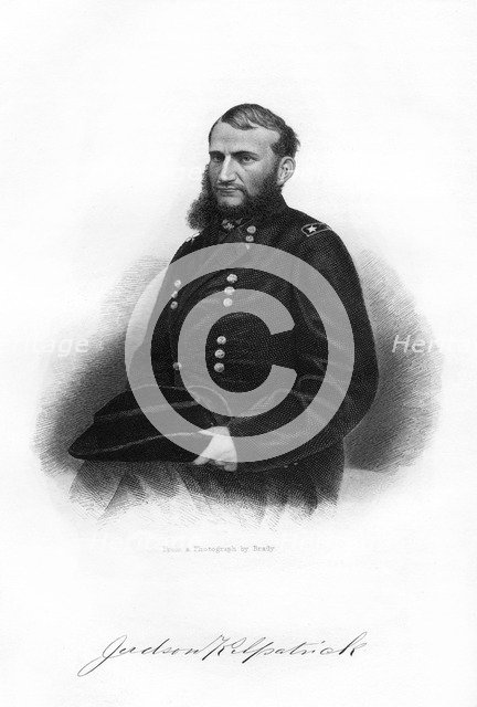 Hugh Judson Kilpatrick, American Union major-general, 1862-1867.Artist: Brady