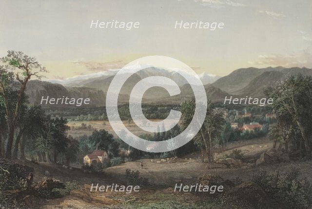 Mount Washington from the Valley of Conway, 1851. Creator: James Smillie.