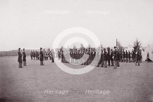 [Regiments - unidentified]. Brady album, p. 156, 1861-65. Creator: Unknown.