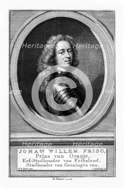 Johan Willem Friso, Prince of Orange, (19th century).Artist: H Zuiter
