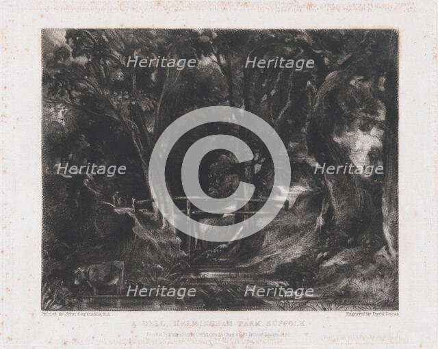 A Dell, Helmingham Park, Suffolk, 1830. Creator: David Lucas.