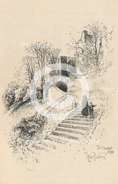 'The Hundred Steps', 1895. Artist: Unknown.