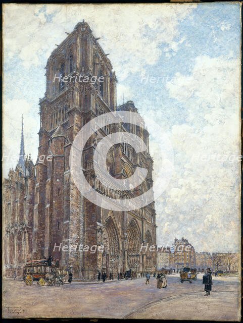 Notre-Dame de Paris, 02–1901. Creator: Unknown.