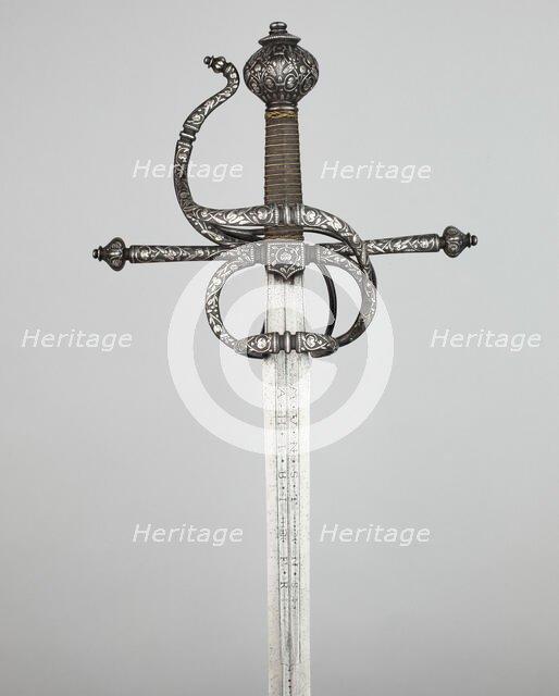 Rapier, Solingen, 1610/30. Creator: Munsten family.