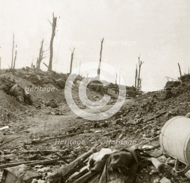 Before Chaulnes, Somme, northern France, c1914-c1918. Artist: Unknown.