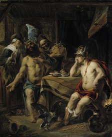 Jupiter and Mercury visiting Philemon and Baucis, 1644-1676. Creator: Joan van Noort.