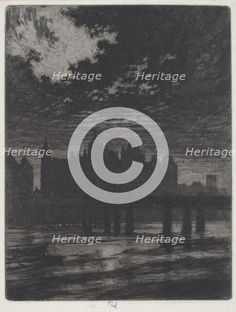 Whitehall Court, 1903. Creator: Joseph Pennell.