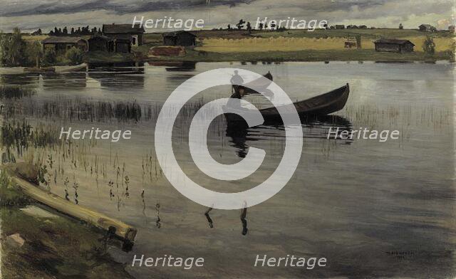 A Cloudy Day, 1902. Creator: Vilho Sjöström.