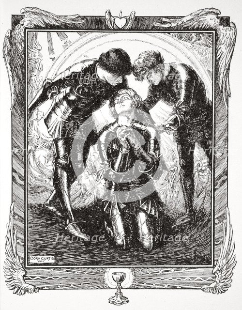 'Then they went to Sir Galahad', 1905.  Artist: Dora Curtis