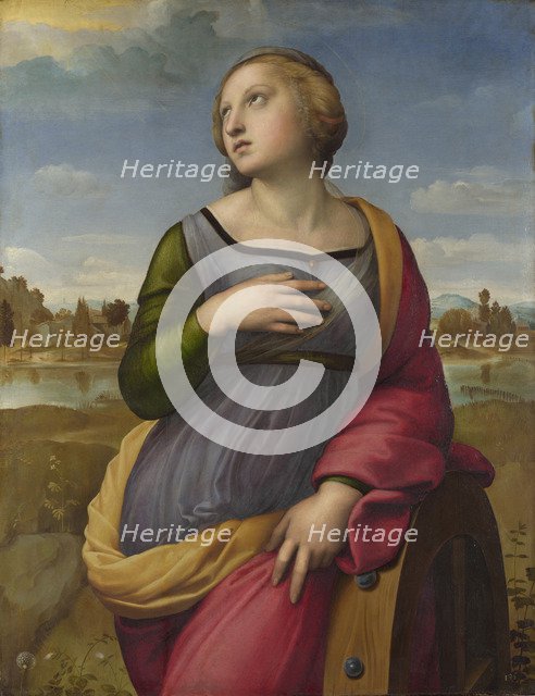 Saint Catherine of Alexandria, ca 1507. Artist: Raphael (1483-1520)