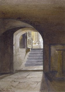 View of the Chapel of St Peter ad Vincula in the Tower of London, 1884. Artist: John Crowther