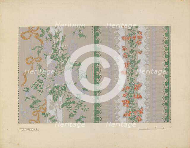 Wall Paper, c. 1937. Creator: Nicholas Acampora.