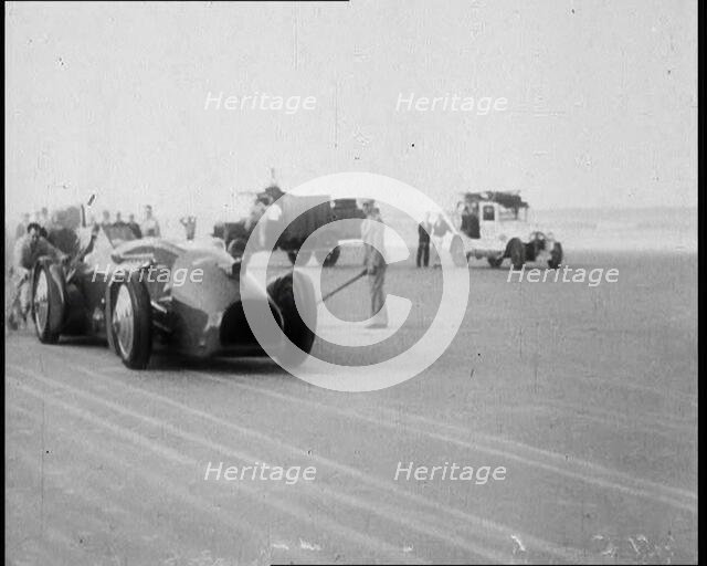 Racing Car Driving Past the Camera, 1933. Creator: British Pathe Ltd.