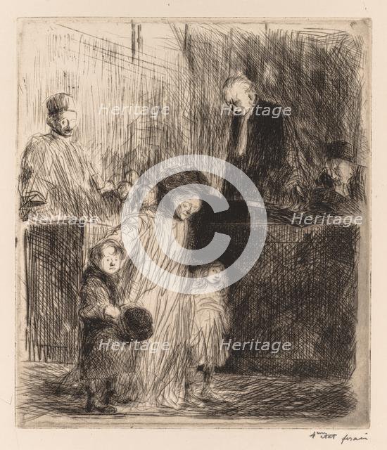 Sortie de lAudience. Creator: Jean Louis Forain (French, 1852-1931).