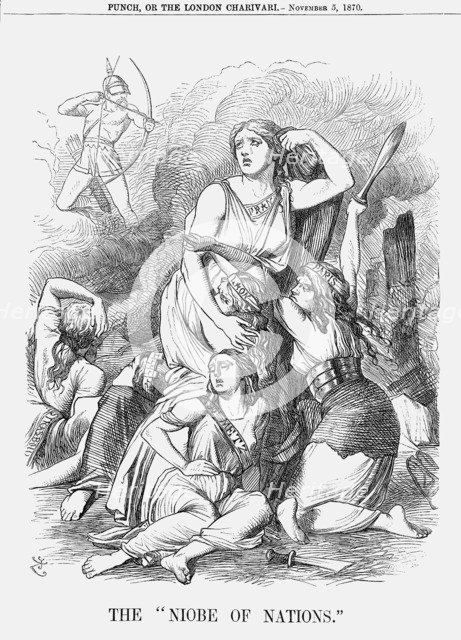 'The Niobe of Nations', 1870. Artist: Joseph Swain