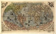 Vniversale descrittione di tvtta la terra conoscivta fin qvi, 1565. Creators: Paolo Forlani, Ferrando Bertelli.