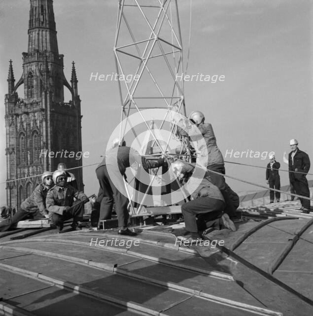 Coventry Cathedral, Priory Street, Coventry, 26/04/1962. Creator: John Laing plc.