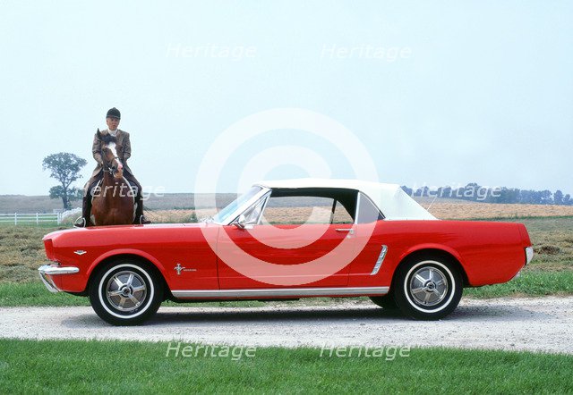 1966 Ford Mustang 289 convertible. Artist: Unknown.