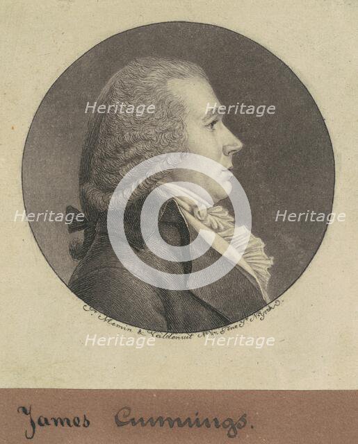 Fortescue Cuming, 1796-1797. Creator: Charles Balthazar Julien Févret de Saint-Mémin.